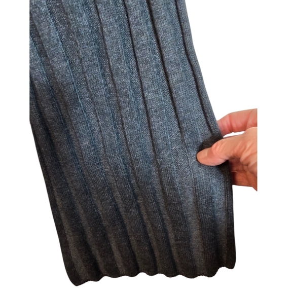 City Chic Womens Ribbed Sweater Flare Sleeve Hunter Green 18 Cozy - Picture 5 of 15